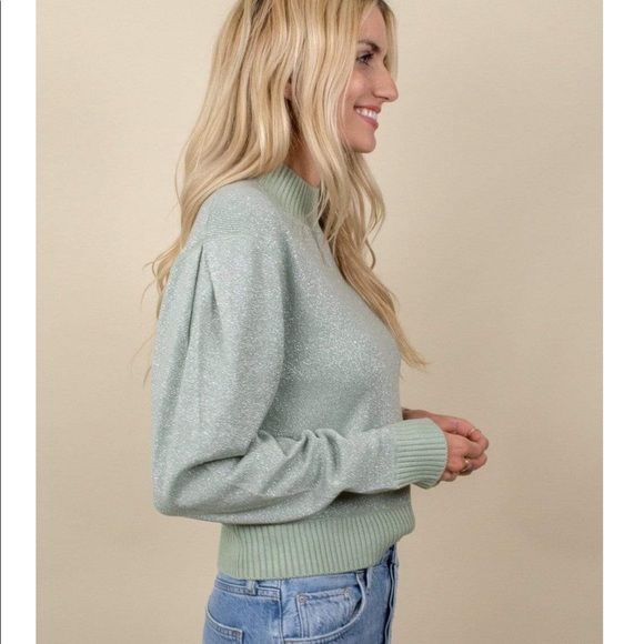 Free People Sweaters - Free People Starry Night Metallic Knit Sweater